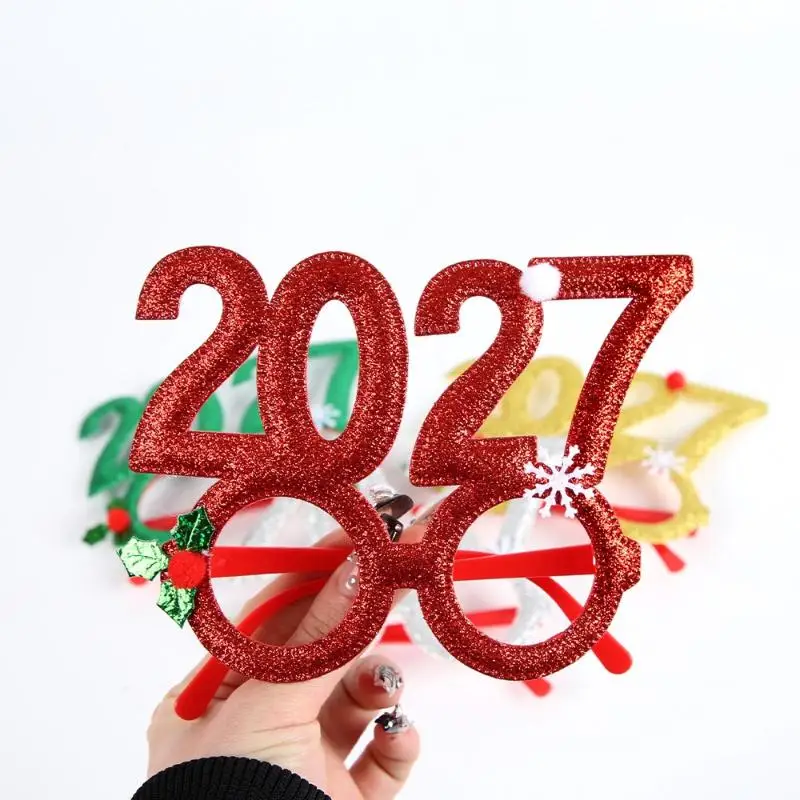 2027 Plastik-Brillen-Party-Stirnband, ideal für Neujahrs- und Weihnachtsdekorationen. – Detail 7