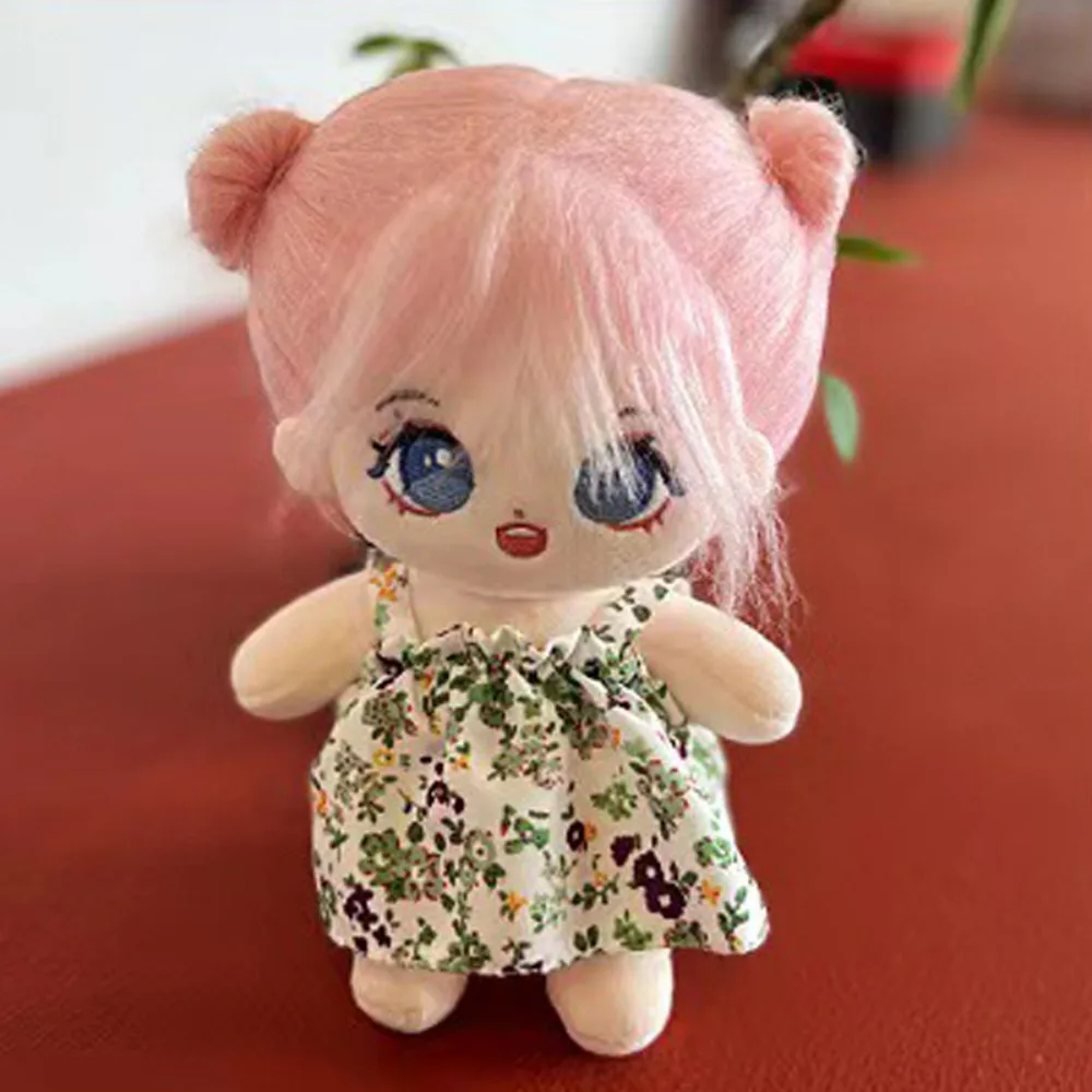 Sukienka na szelkach 20cm bawełniane ubranka dla lalek element ubioru DIY odzież gwiazda sukienka dla lalki Mini Kawaii bez atrybutów spódnice dla lalek