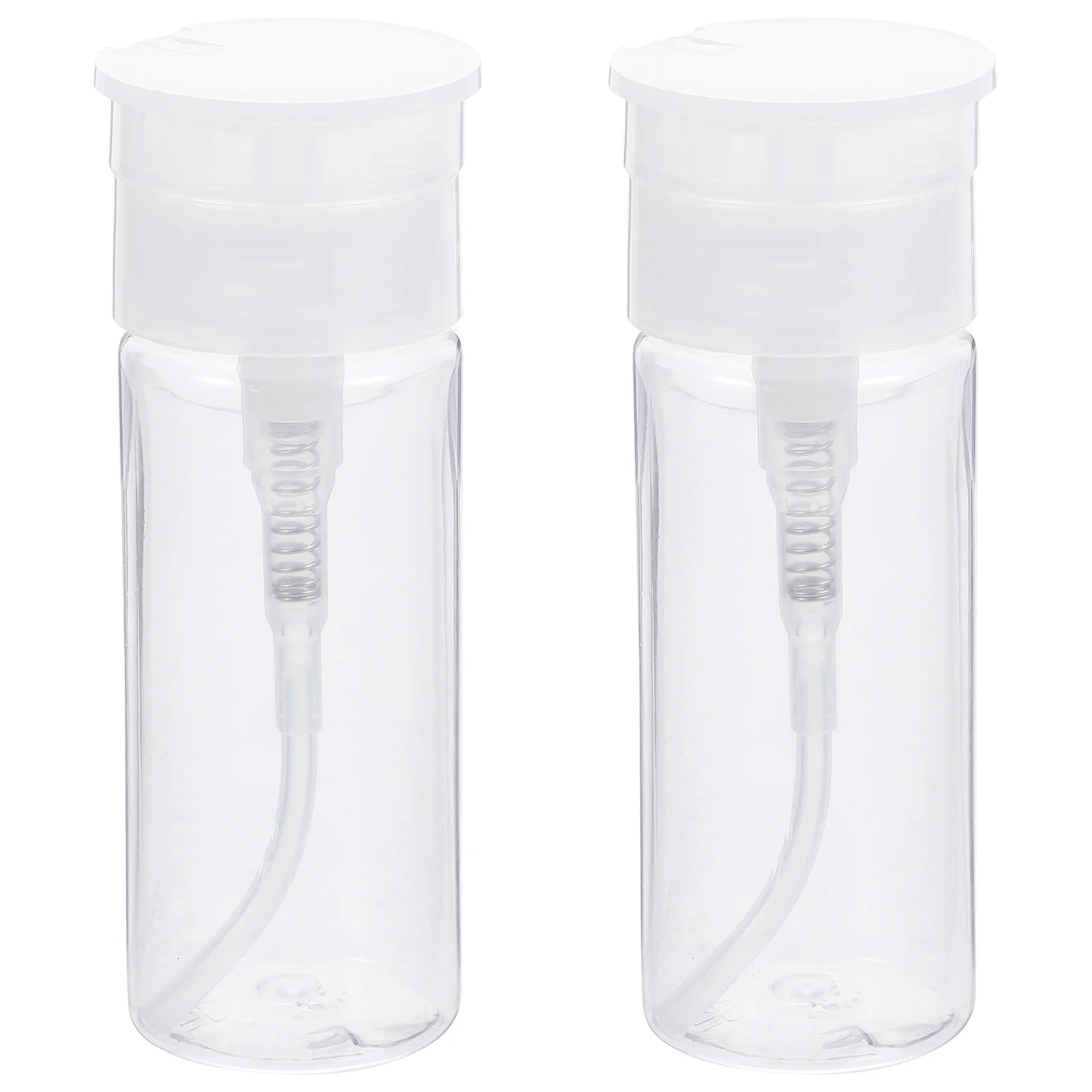 

2 Pcs Press The Lotion Travel Storage Container Concise Sub Pet Bride Liquid Dispenser Portable