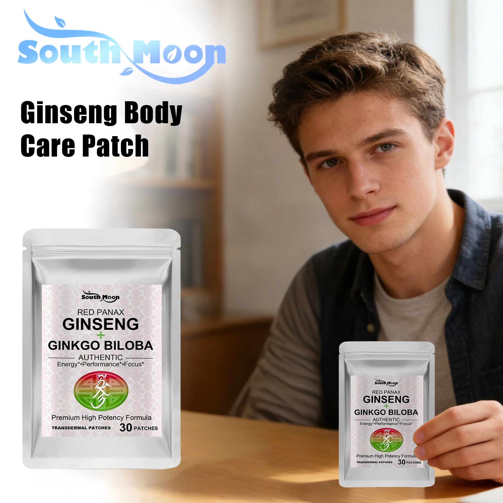 South Moon Body Care Patch Relief Fatigue Reduce Physical Pressure Promote Blood Circulation Herbal Caring Body Soothing Sticker