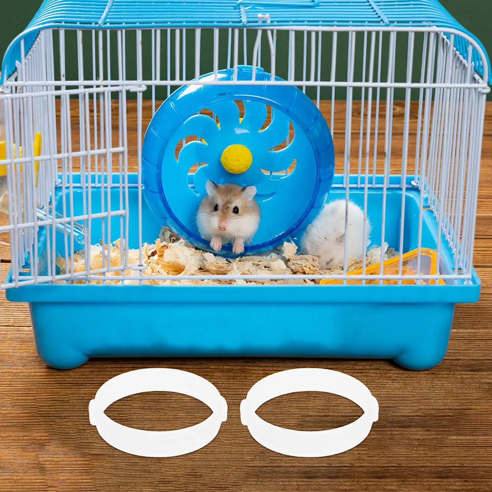 15Pcs White Hamster Cage Tunnel Connectors DIY Tube Fittings for Mouse Rabbit Habitat Expansion Interactive Exploration Play