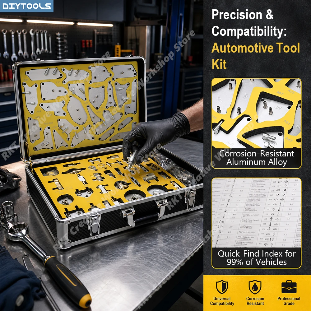 Specialized Connector Set Automatic Transmission Fluid Change Kit 110-Piece Automotive Maintenance Tool Leak-proof Connection Se
