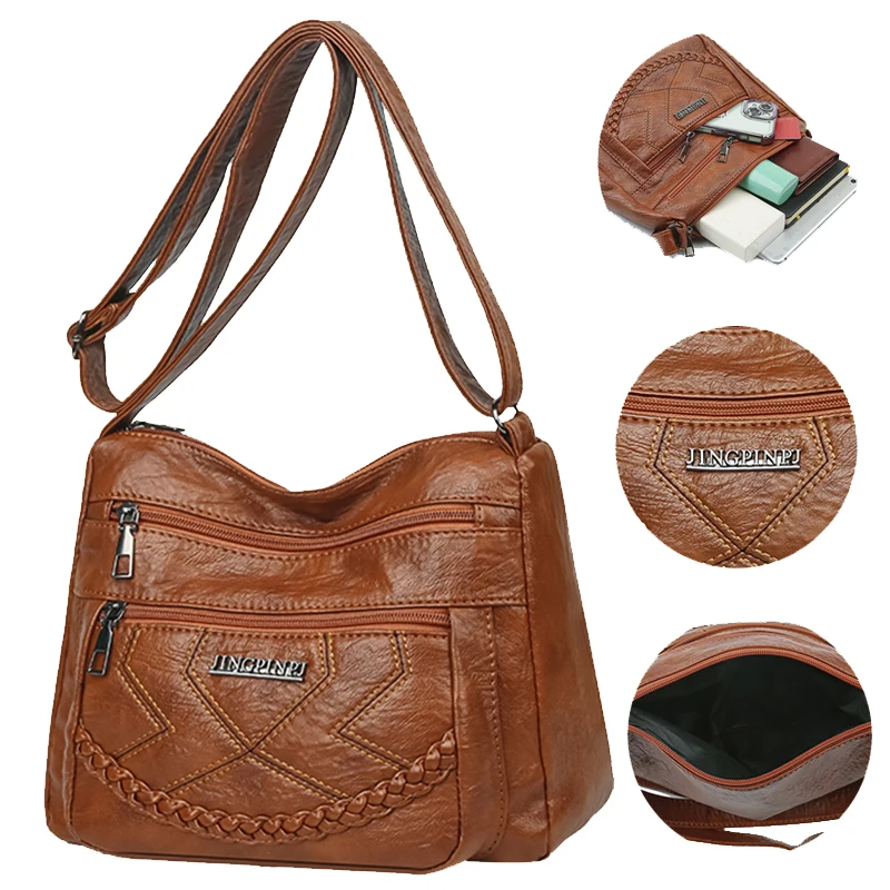 

Можно носить с собой как через плечо и через плечо, модная женская сумка, подходит для вечеринок, путешествий, большой вместимости.