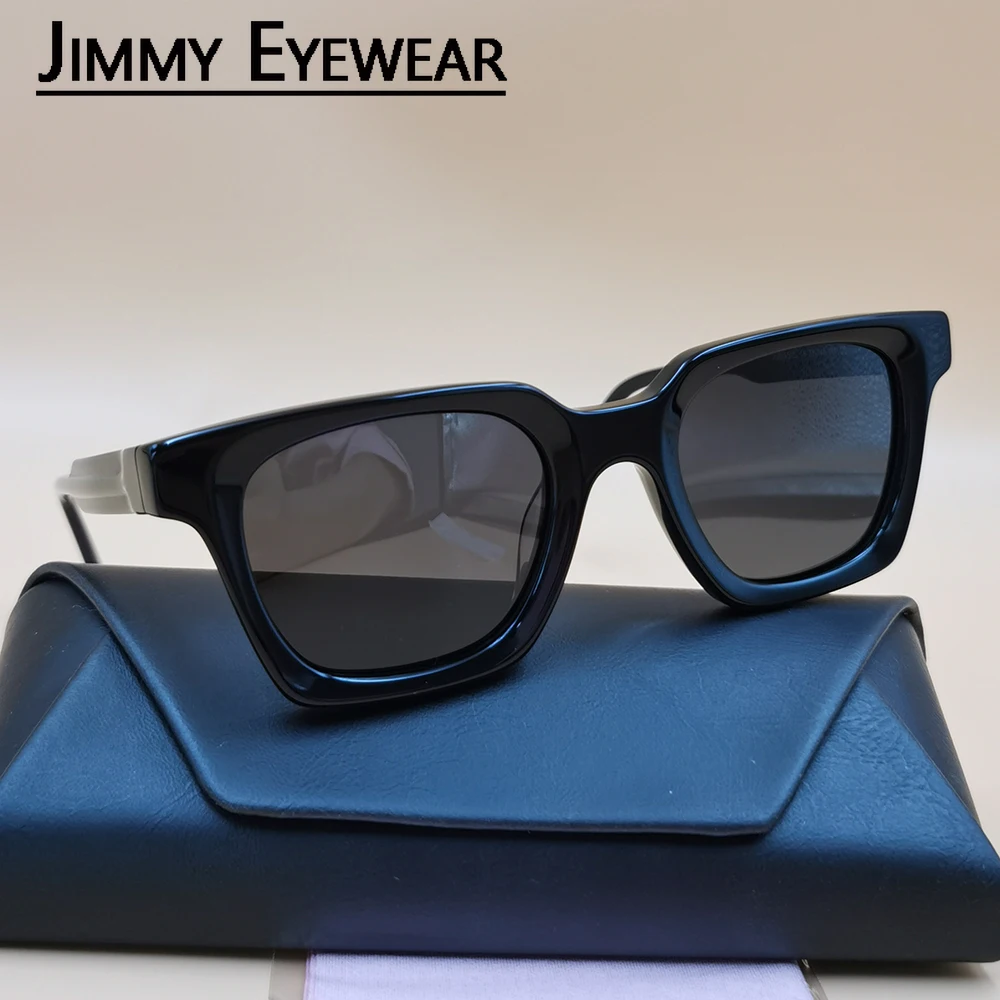 

Новые модные женские солнцезащитные очки: квадратная оправа из ацетата, ручная работа, элегантные, для улицы, поляризованные, с защитой UV400