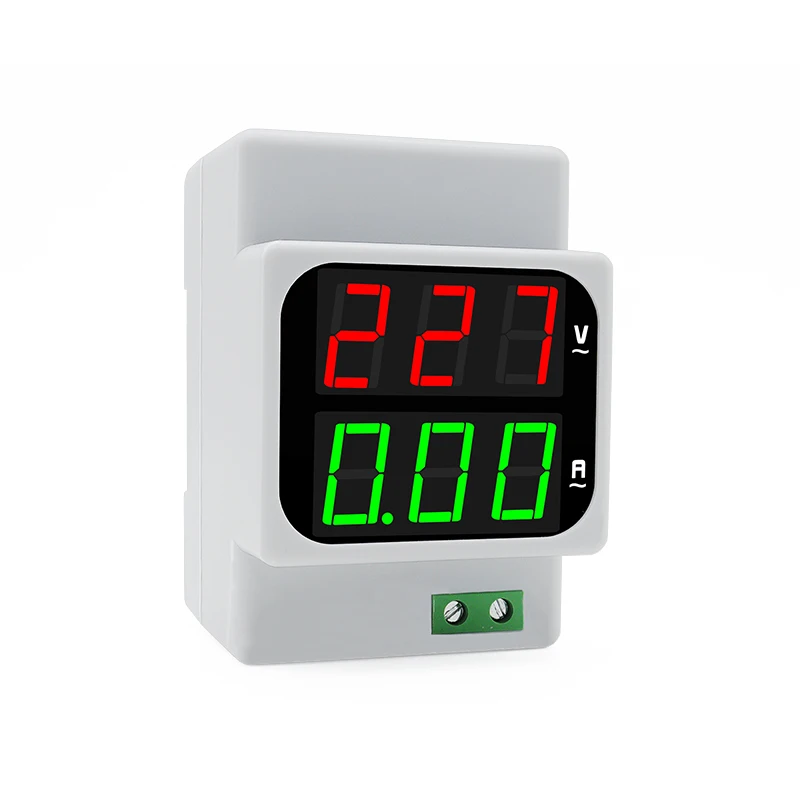 220V Digital Dual Display Voltage Ampere Meter AC1-120A 50-500V LED Voltmeter Ammeter