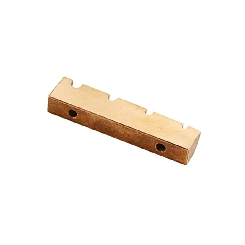 new arrival  Pre-Slotted 4 String Brass Guitar Nut for PB Guitar Part Accessories