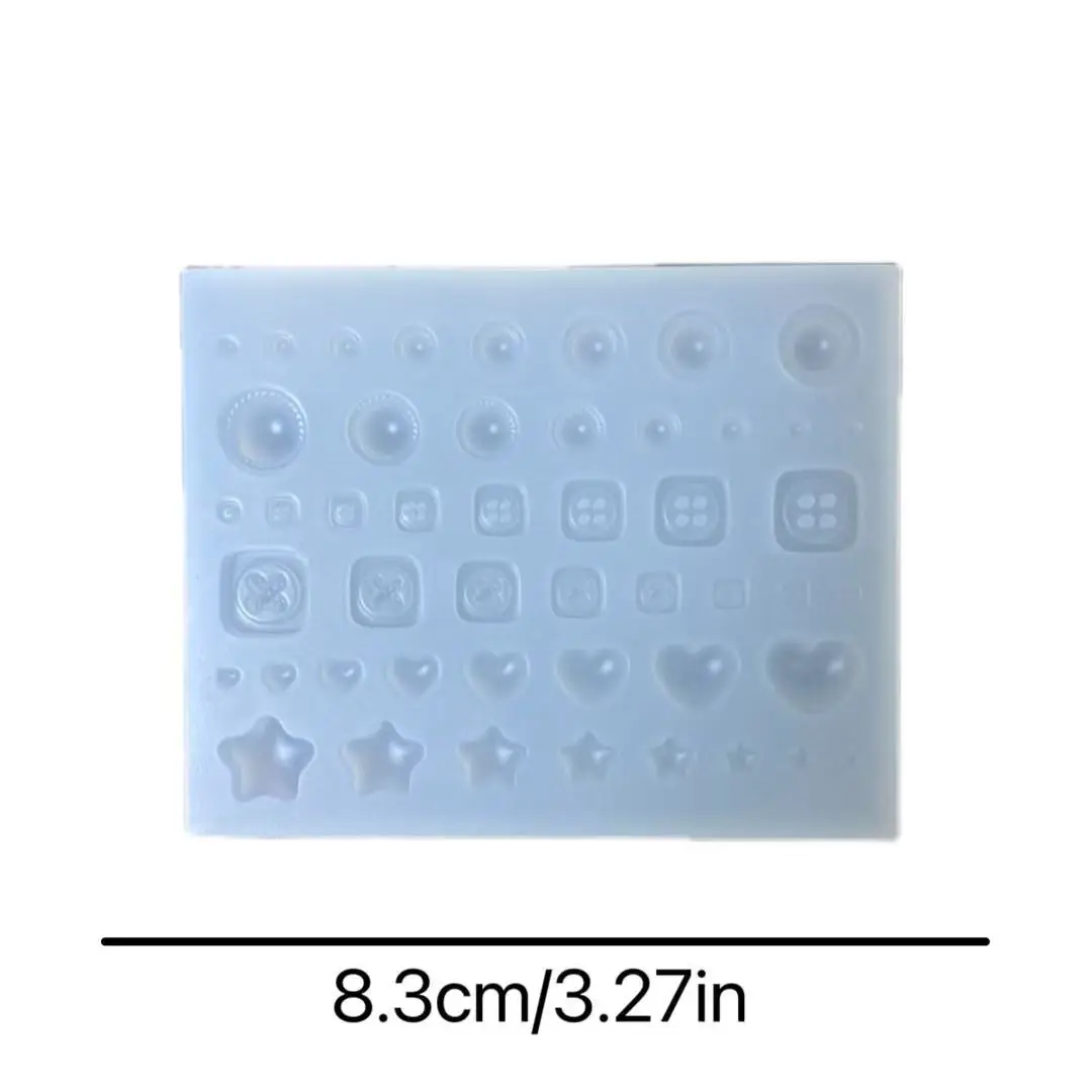 Button Resin Casting Mold Silicone Mold Accessories Resin Liquid Mold Resin Keychain Silicone Mold Resin Mold