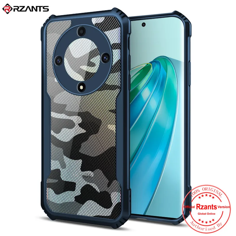 Rzants For Honor X9A Case Hard [Camouflage Beetle] Hybrid Shockproof Slim Crystal Clear Cover