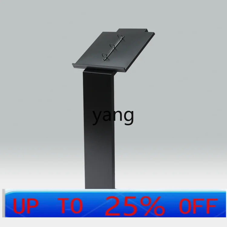 رف عرض القائمة العمودية من الفولاذ المقاوم للصدأ Lmm قسم المبيعات رف نشر المعلومات ذو الأوراق السائبة