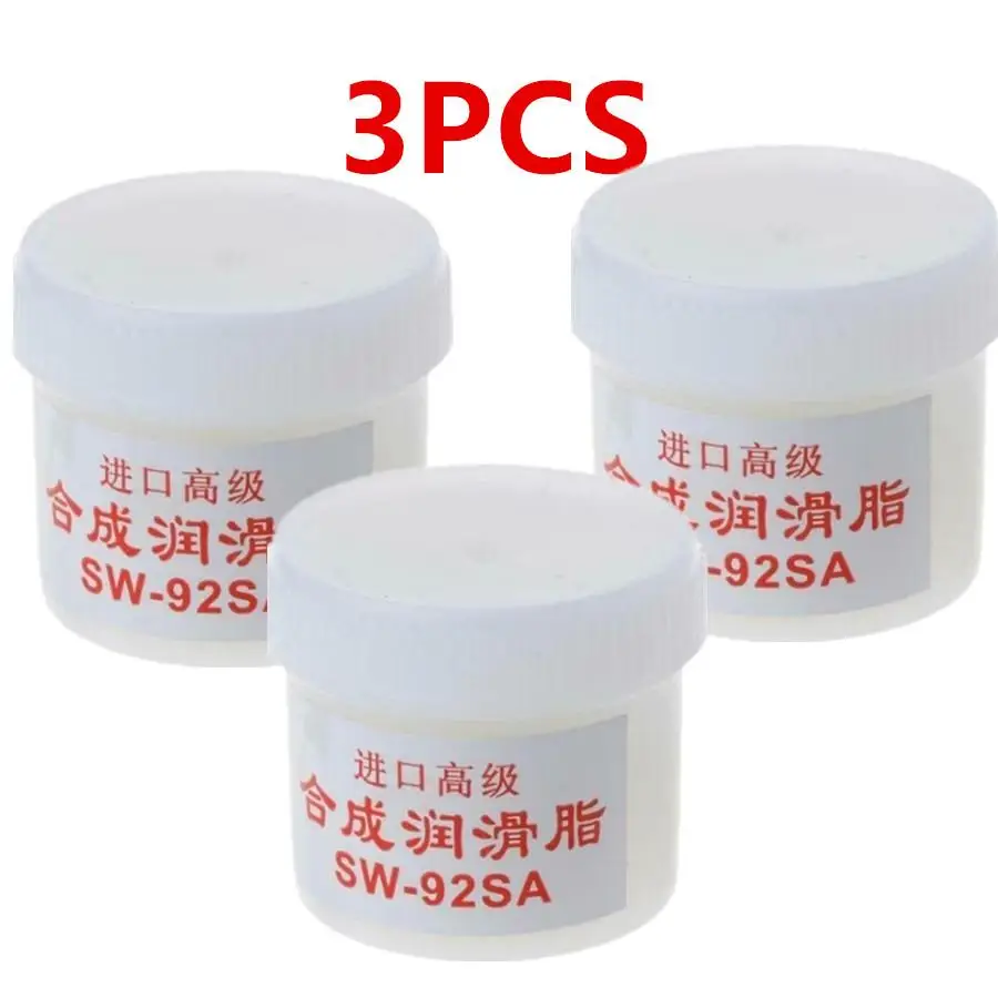 

3PCS Printer Copier Gear Grease White Synthetic Grease Fusser Film Plastic Keyboard Gear Grease Bearing Grease SW-92SA