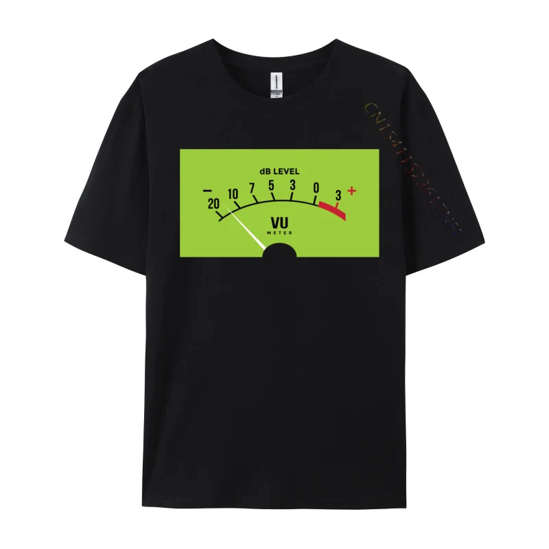 Audio Retro Vu Meter for recording engineers Casual Men 2024 Custom Tops Shirt Cotton Top T-shirts Group T-shirts Wholesale