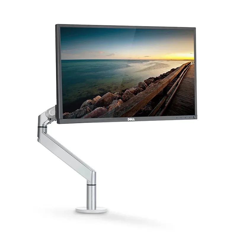 Алюминий OZ-1S 10 "0-8 кг воздушный пресс 2 в 1 32" подставка для монитора крепления кронштейна с двойной газовой пружиной планшет ноутбук настольный кронштейн