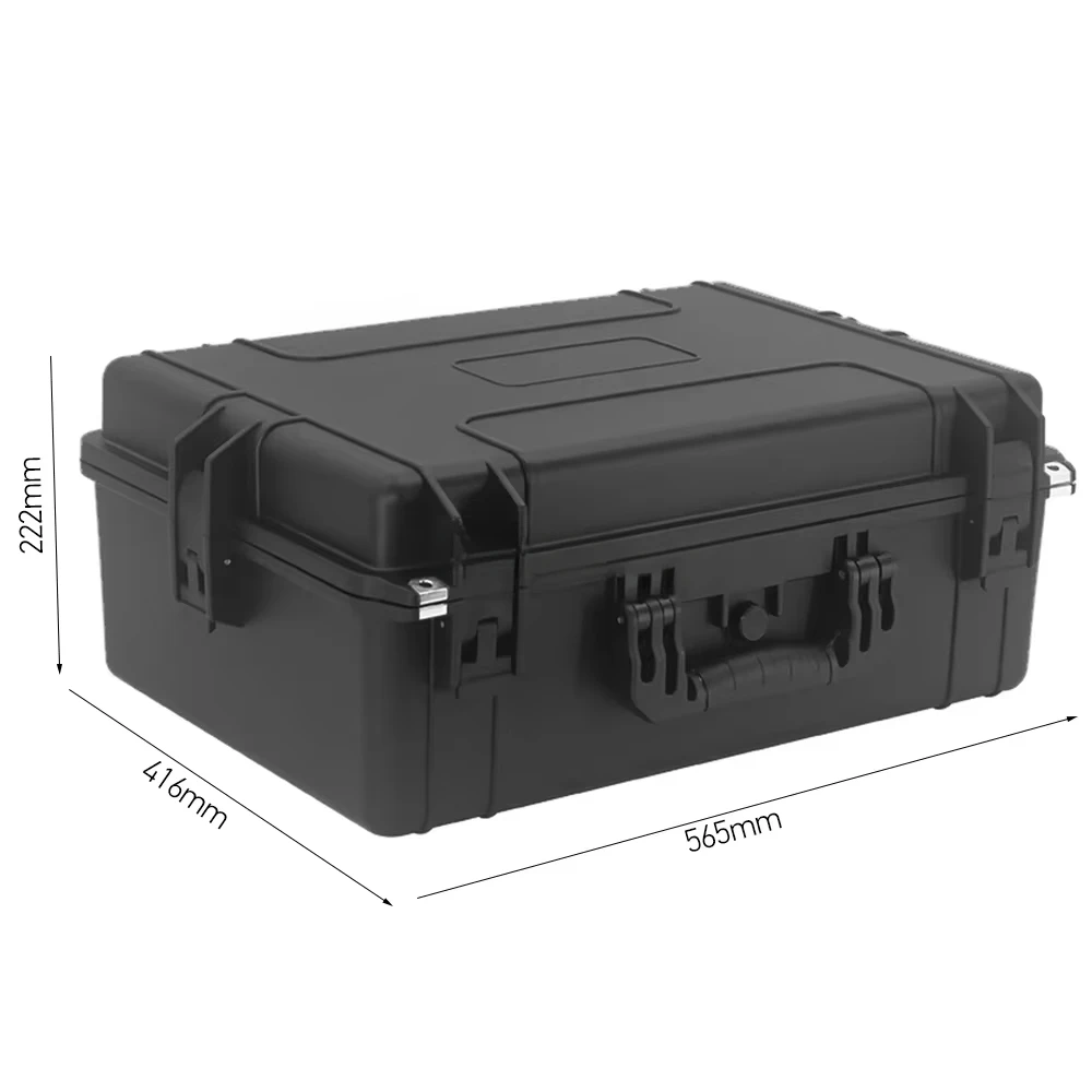 

565x416x222mm Material Hard Plastic Waterproof Flight Protective Carry Case Tool Box with Handle