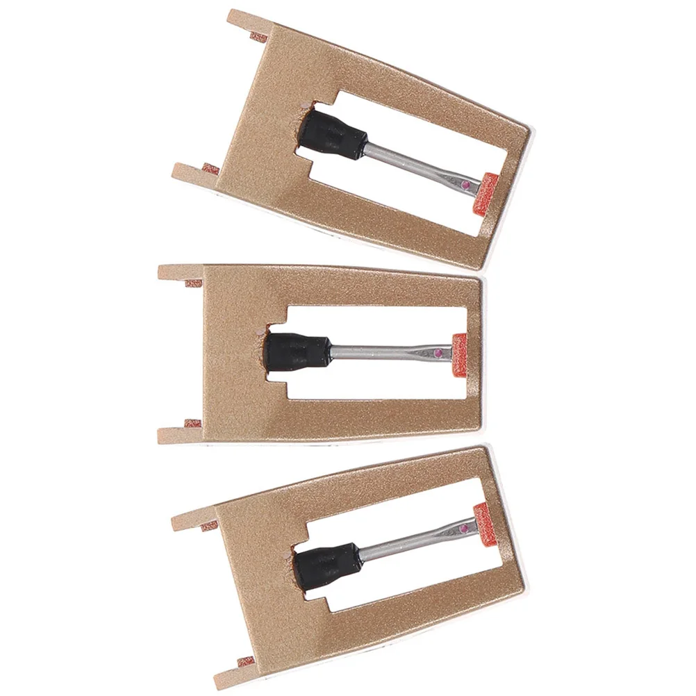 

3Pcs Turntable Needles Replacement Durable Record Player Stylus Lightweight Universal for Vinyl Playback Record Player Needle