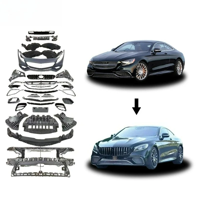 

Durable ForMercedesBenz W217 S-Coupe To AMS63 Style ABS Body Kit 2015-2021