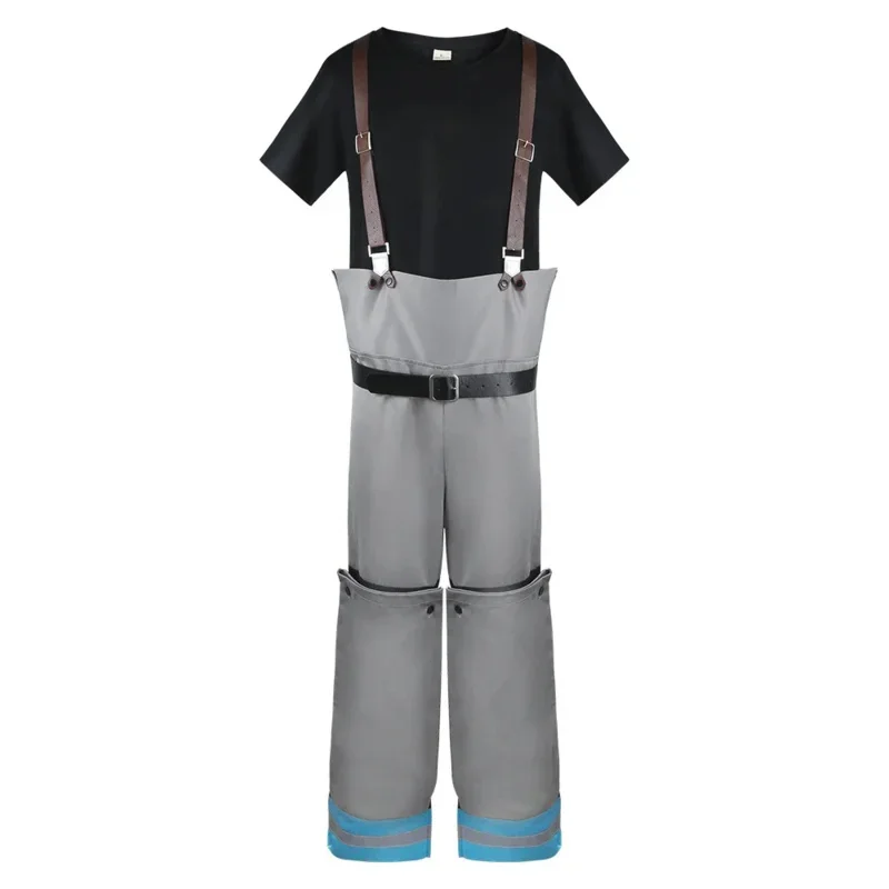 SN88 أزياء أنيمي Enn Enn No Shouboutai Shinra Kusakabe Takehisa Hinawa أزياء تنكرية لرجال الإطفاء سترة زرقاء معطف السراويل