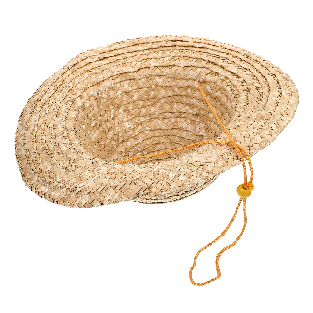 

1pc Straw Hat Sun Protection Breathable Lightweight Portable Adjustable Bucket Hawaiian Straw Hat Hats Beach Summer