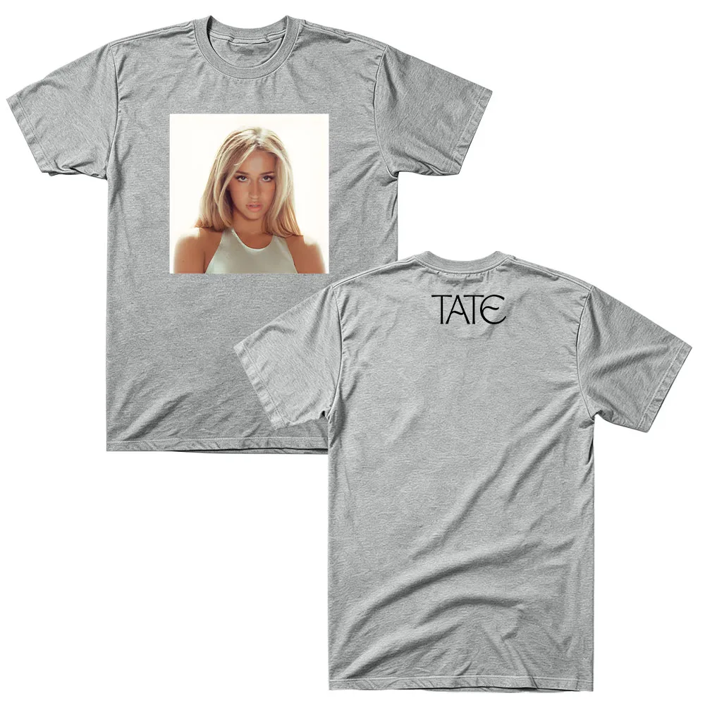 Tate McRae Mind Tee 2026 Sommer Tate Lässiges Pop-Sänger-Streetwear-Fan-Merch-Oberteil, geeignet für Damen und Herren, Baumwollkleidung – Detail 7