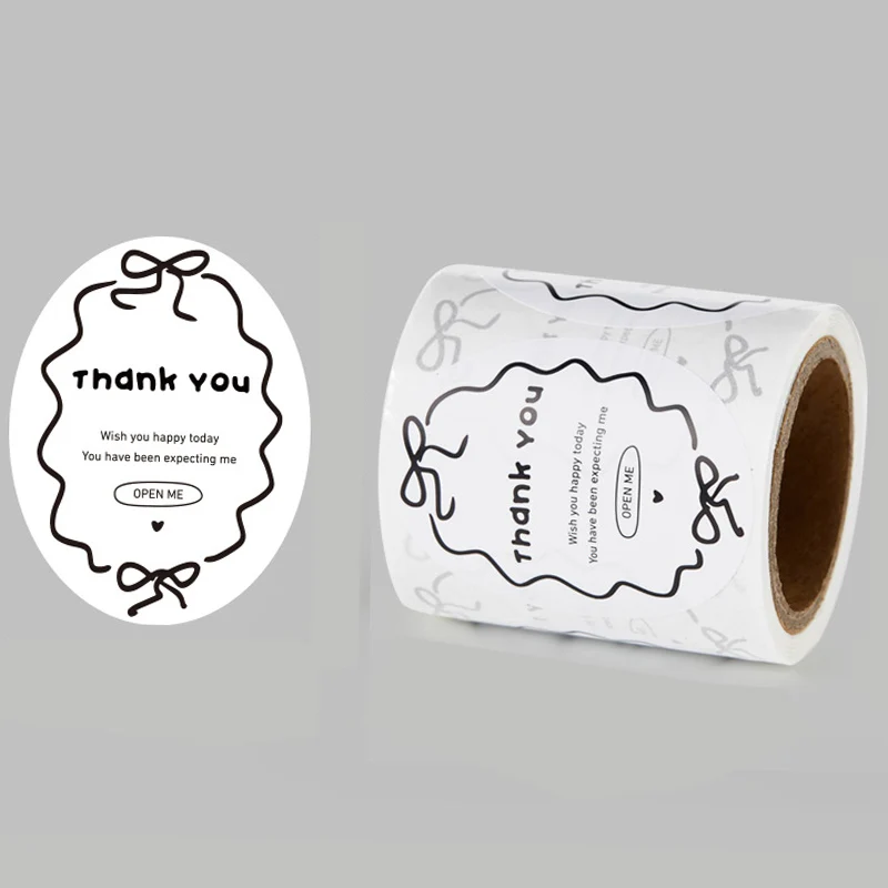 

120pcs Thank You Hava A Good Day! Sticker for Seal Labels Gift Label Business Handmade Stationery Stickers