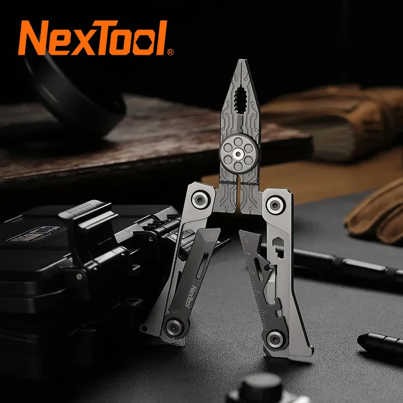 Nextool Mini 14 in 1 EDC Multifunction Tool Outdoor Portable Screwdriver Wrench Pliers Knife Field Carry Around Send Storage Bag