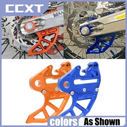CNC Rear Brake Caliper Support With Brake Disc Guard For KTM SX SXF XC XCF XCW EXC EXCF TPI Six Days 125 250 300 350 400 450 530