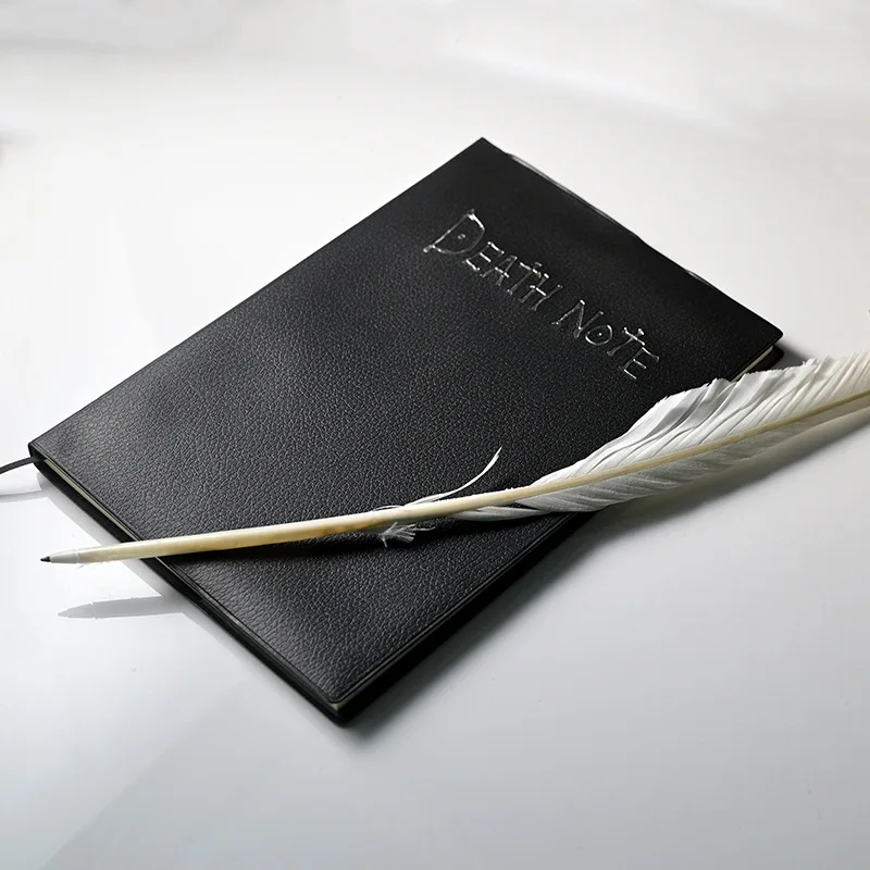 Deathnote Anime Peripherals Notebook Death Notebook with Quill Fashion Trend with L Necklace And the Death Note surrounding