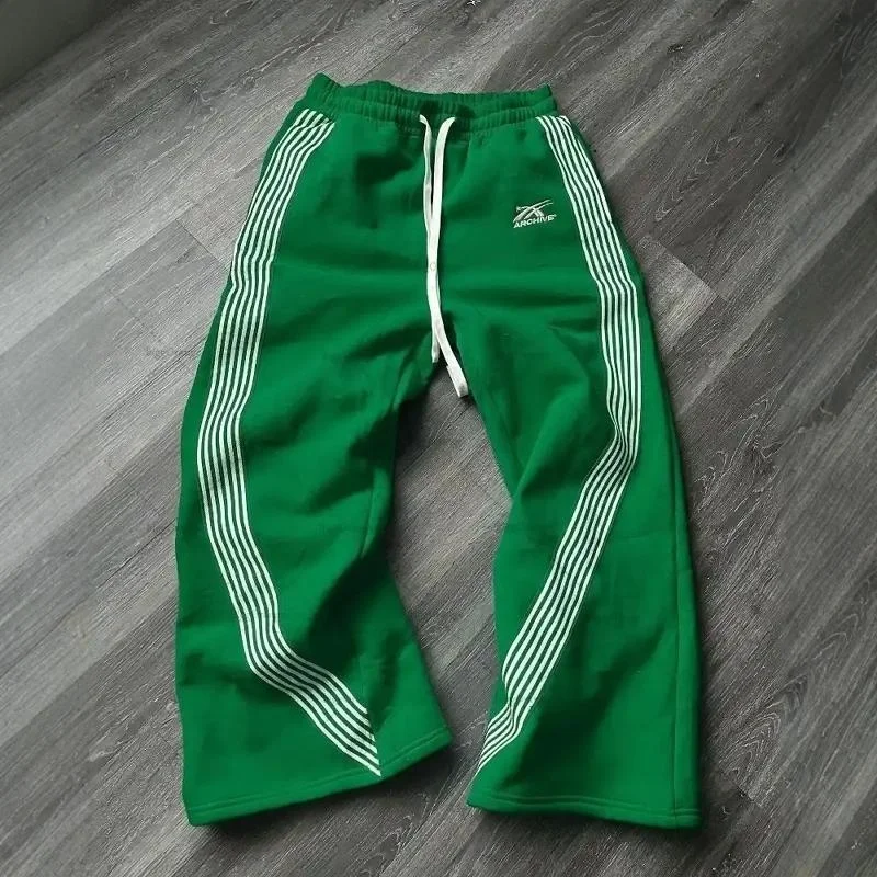 

Y2K камуфляжные мужские повседневные спортивные брюки свободного покроя прямые длинные брюки со средней талией на молнии Fly Youthful Energy Sle