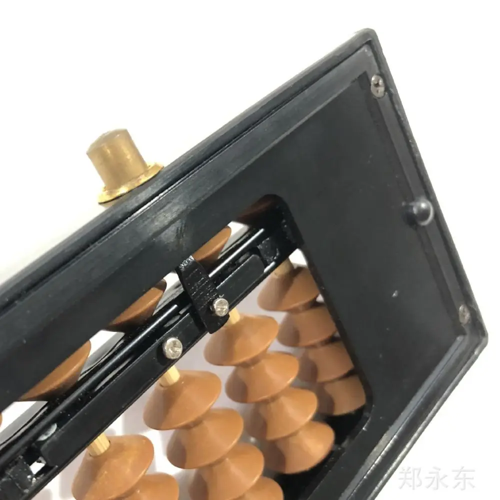 مونتيسوري البلاستيك البلاستيك المعداد الأسود البني 23 أرقام حساب الرف مستطيل حساب حبة مرحلة ما قبل المدرسة