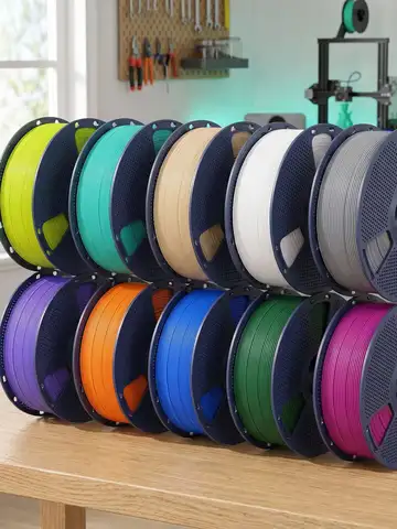 SUNLU PETG/Matte PLA Filament 10kg 1.75mm 1roll/kg(2.2lbs) For 3D Printers Wrapped Neatly Print Smoothly