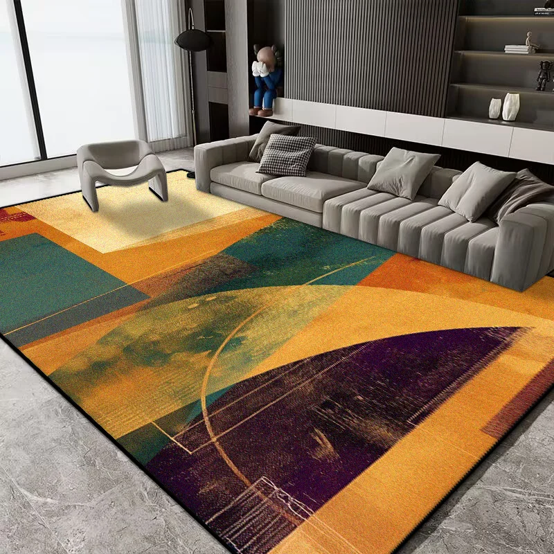 

Европейский стиль, большие коврики для гостиной, украшение дома, роскошная спальня, короткий бархатный ковер, моющийся коврик для пола, коврик для гостиной