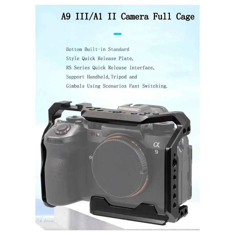 

Suitable Cage For Sony A9III/A1 II Camera Cage Micro-Single Photography Full Cage SLR Camera Photography Expansion Frame