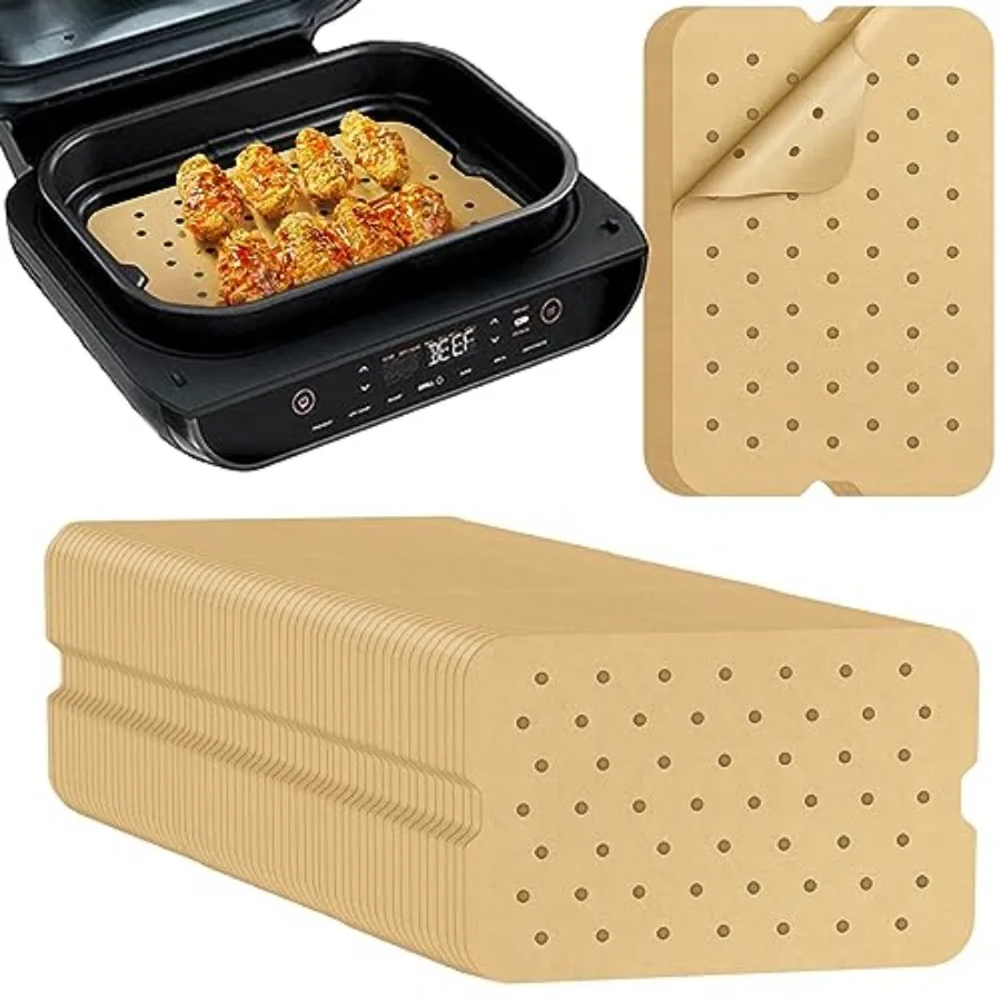 Air Fryer Liners Disposable for Ninja: 150pcs Air Fryer Parchment Paper Liners for Ninja Foodi Smart XL FG551 6-in-1 Indoor Gri