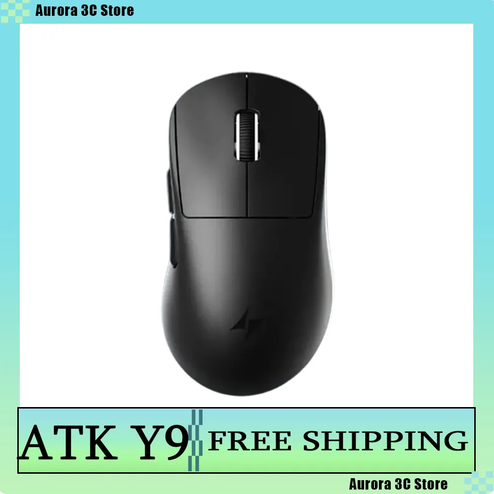 

ATK Dragonfly Y9 Gaming Mouse Pixart3950 Ultra Sensor 54L15 8T8R 8K Dongle Tech 8kHz Low Latency Wireless 800mAh Optical Switch