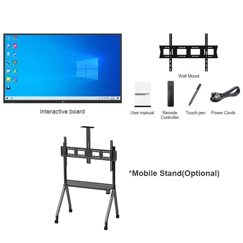 KU&SI Finger/Pen Touch Interactive Whiteboard University Teaching Meeting Interactive Boards Good Price Of Smart Board