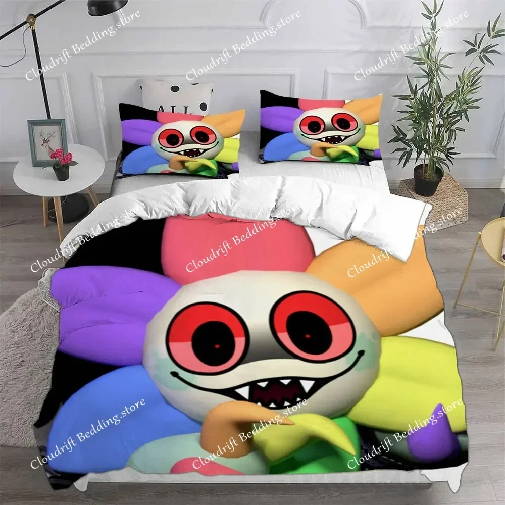 

D-Dandy's World Bedding Set Game 3D Printed Duvet Cover Set With Pillowcases Boy Girl Teens Kids Birthday Gift Soft Bedclothes02