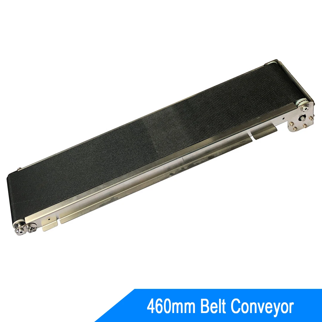 

Small Belt Conveyor 460mm*110mm Stainless Steel Frame PU Belt 24V Vending Machine Cargo Channel 50mm/sec