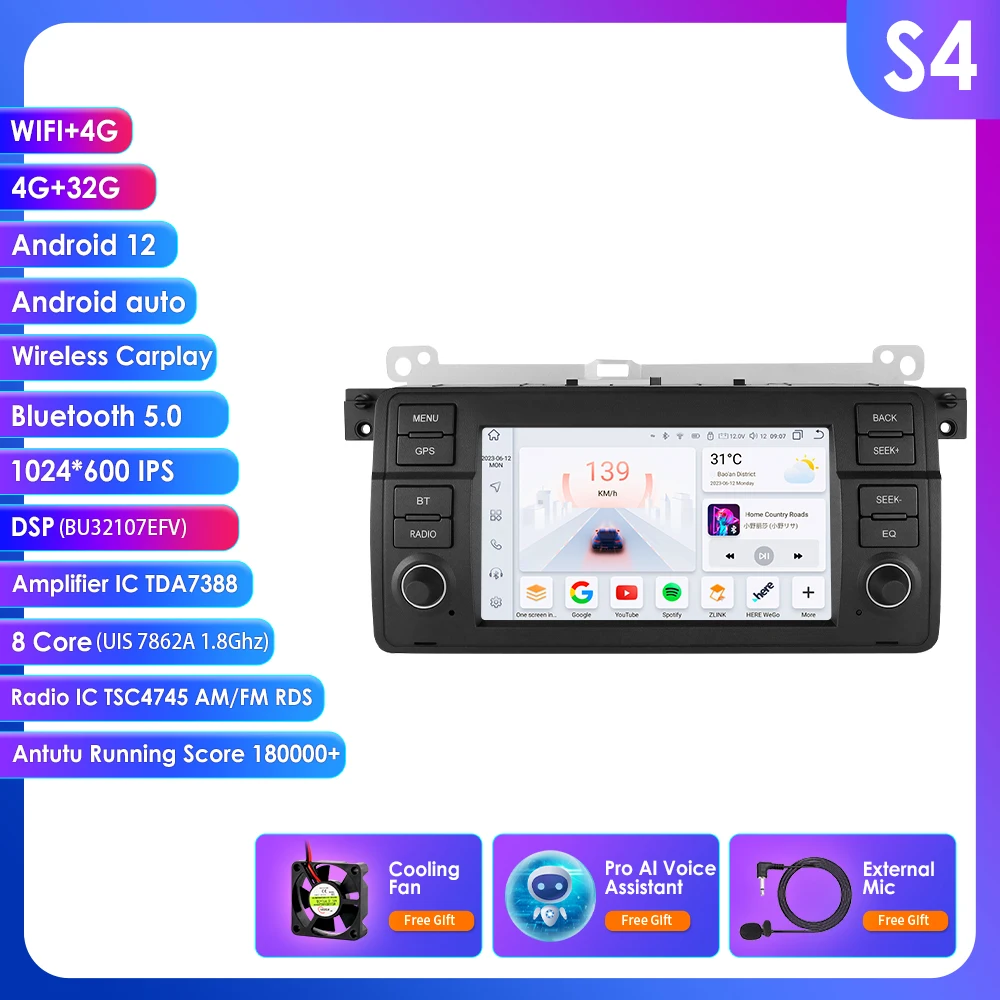 7 ''2 Din Android Auto Multimedia Speler Voor Bmw E46 M3 316 318 320 323 325 328 330 335 Rover 75 Coupe Stereo Audio Gps Autoradio