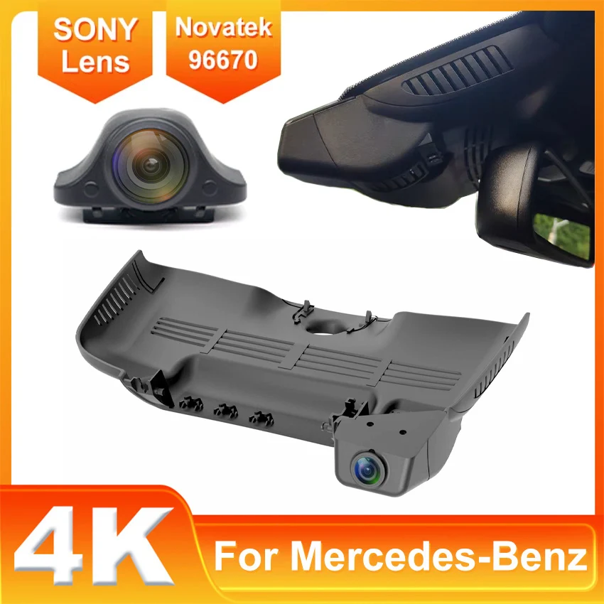 New! 4K Dash Cam Camera HD Car Dvr Video Recorder for Mercedes Benz S Class w221 w222 S320 S350 S400 S450 S500 S600 2014-2017