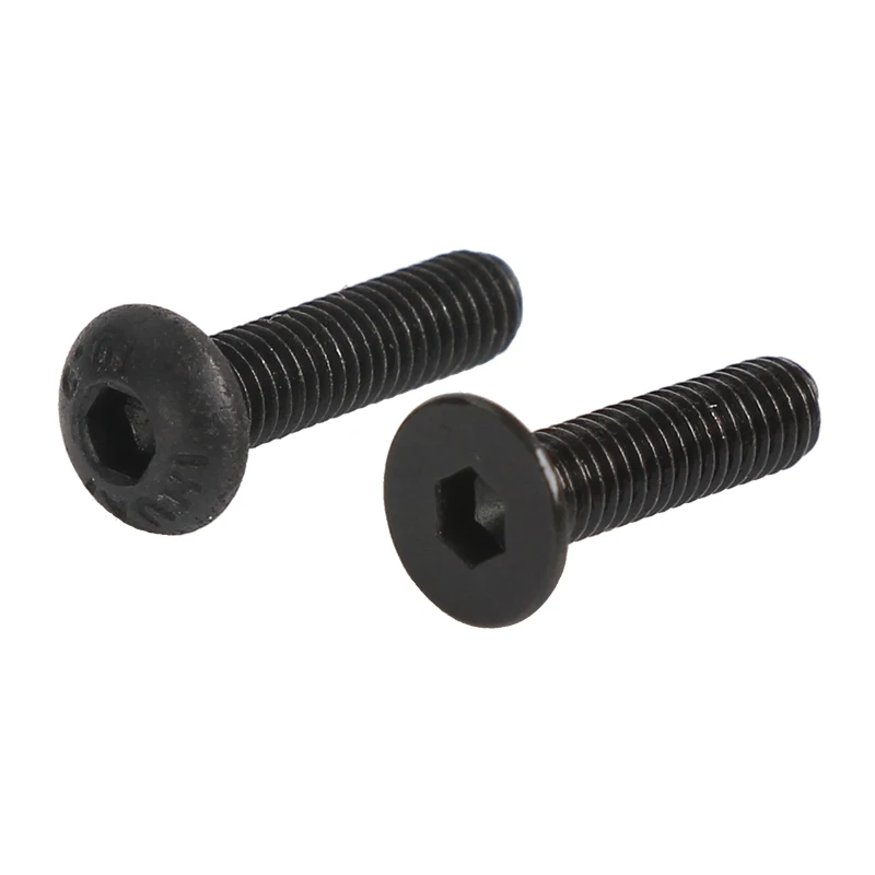 180Pcs Black Carbon Steel Screws Box Set For 1/10 HSP Remote Control RC Car Parts Bolts and Nuts with Flat Washer Hardware Parts