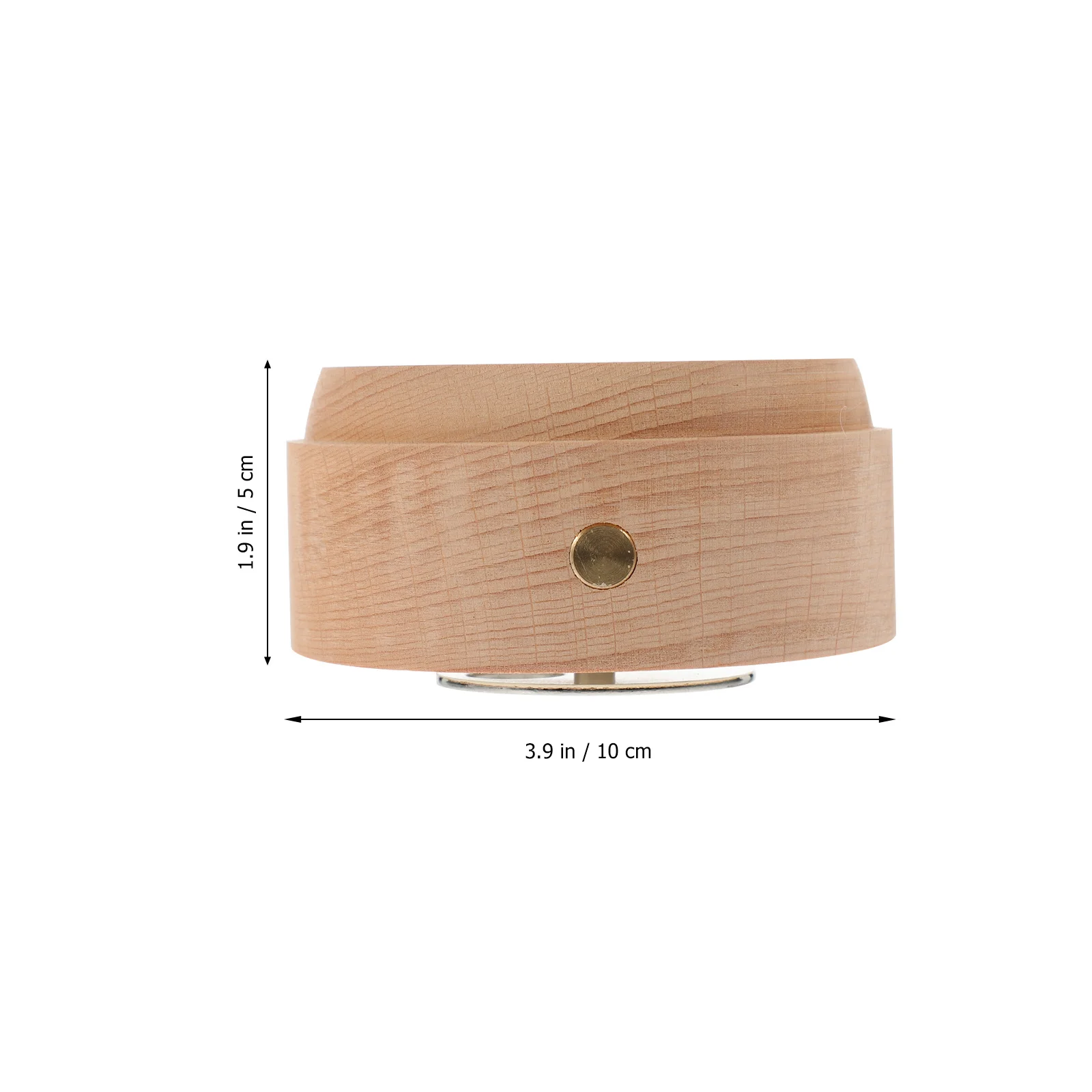 

USB Beech Wood Base for Lamp Crystal Ball Stand LED Lights Display Holder Premium Sturdy Material Easy Installation Reflective