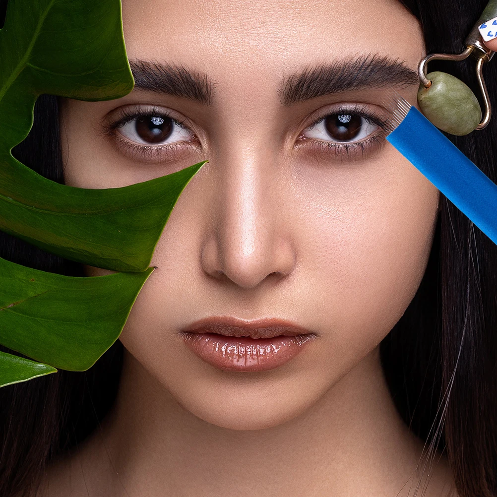 

30pcs Microblading Needles Tattooing Supplies Professional Eyebrow Blade Portable Stainless Steel Safe Durable Tattoo