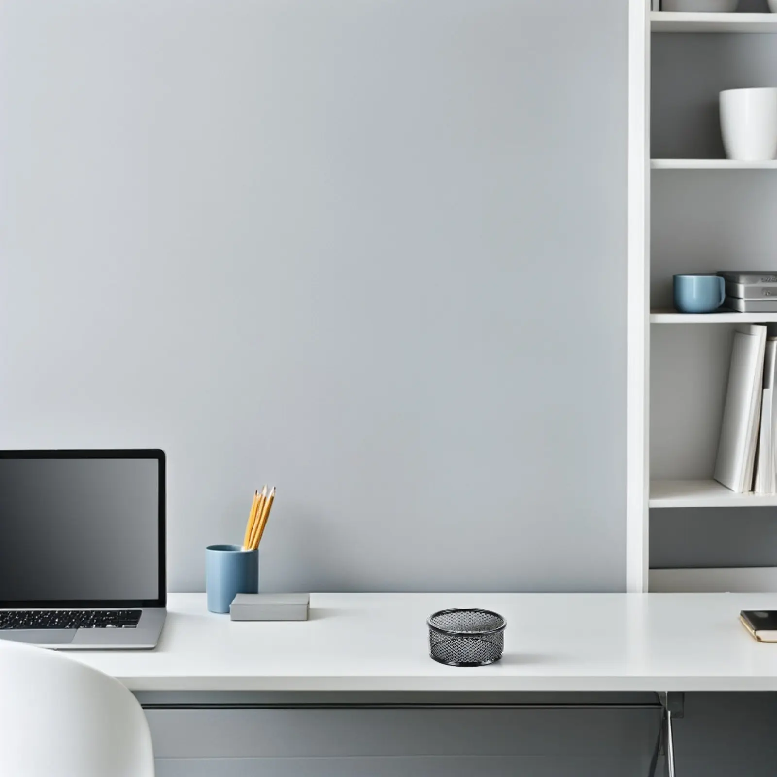 

3Pcs Paper Clip Storage Basket Mesh - Desktop Organizer for Office School Stationery Iron Clips Container Compact Breathable