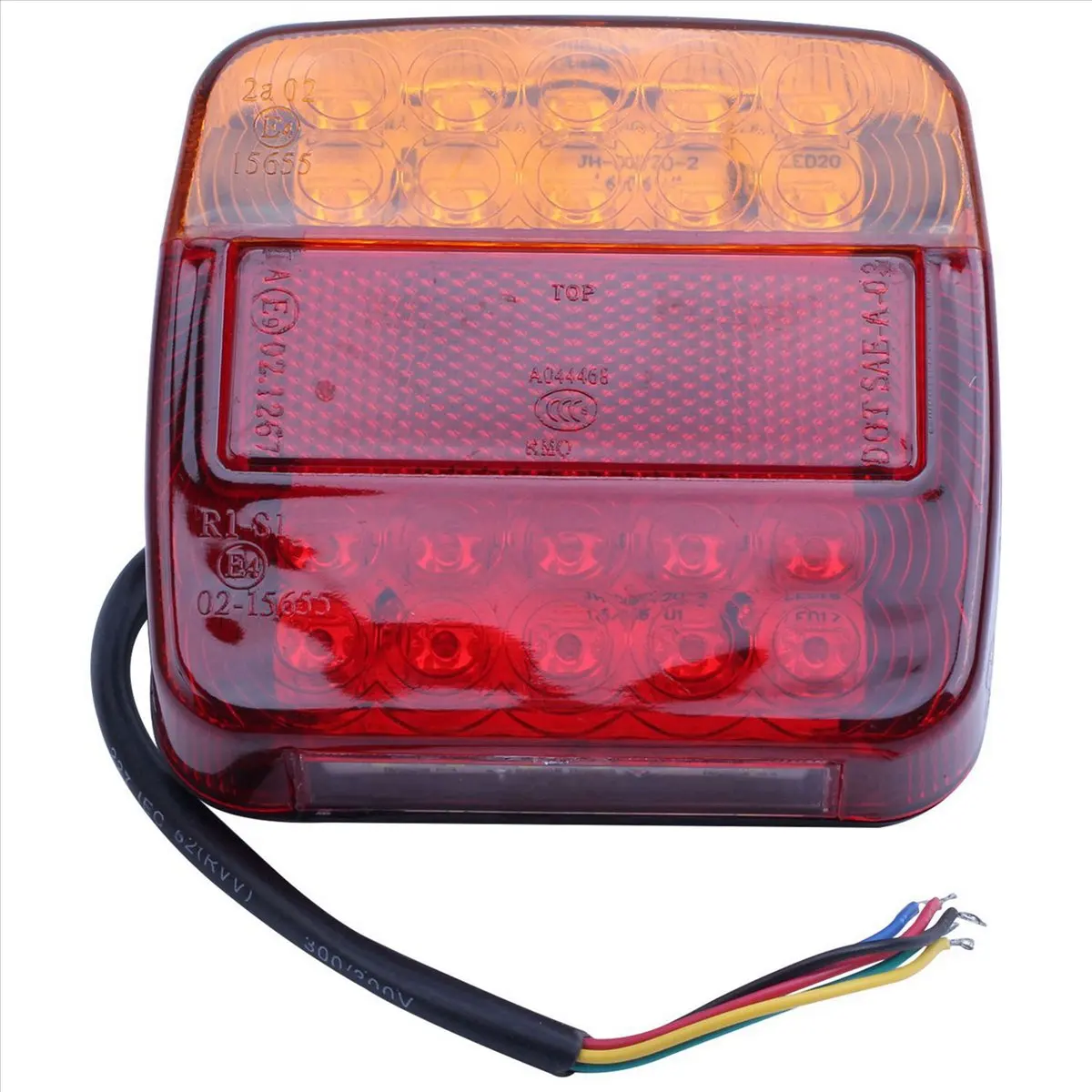 Learned- 4X 12V Led Rear Lights Stop Indicator Boat Car Trailer Truck Waterproof Signal