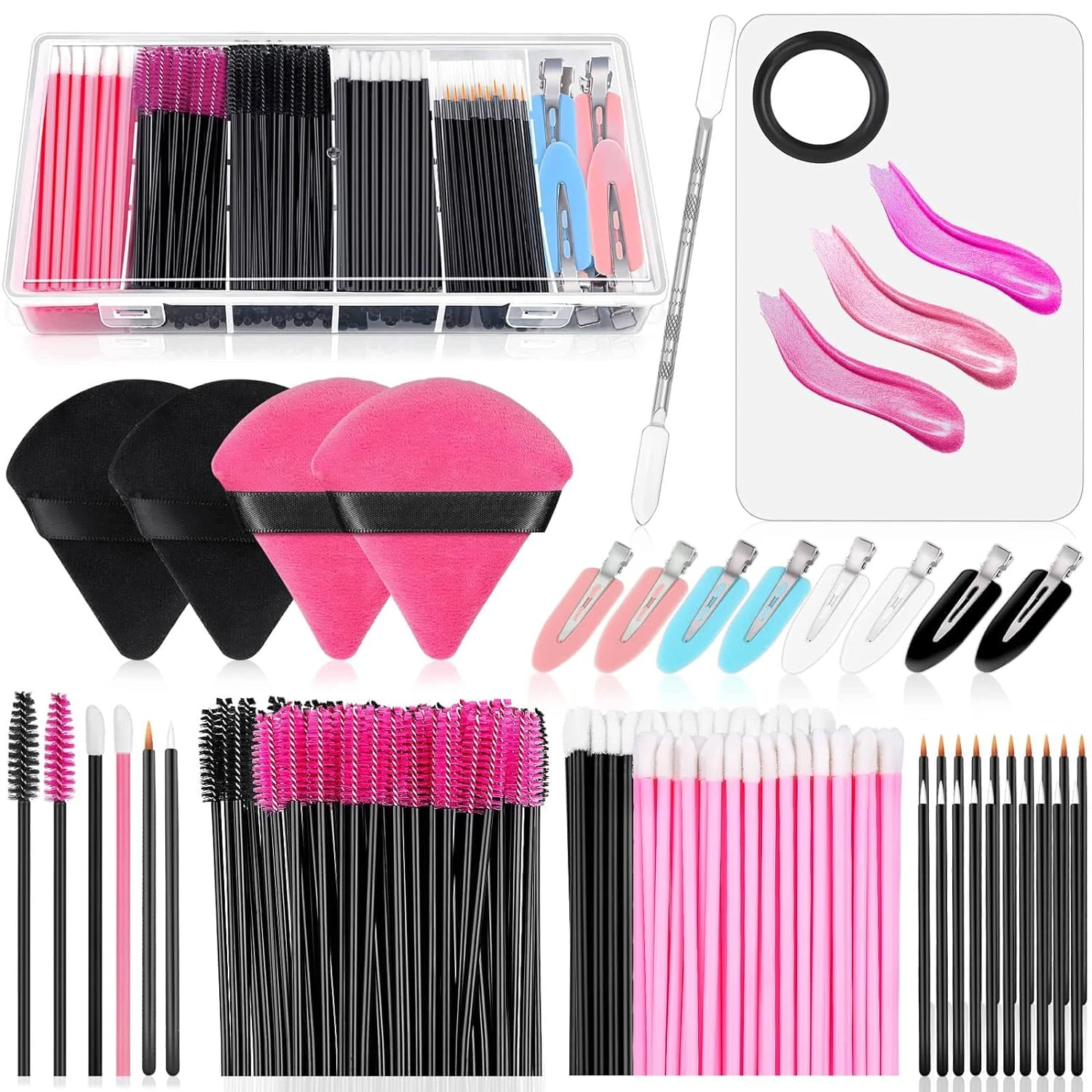 Enhanced Professional and Beginner Versatile Makeup Tool Set - The Ultimate Kit for Flawless Makeup Application and Essential Ad