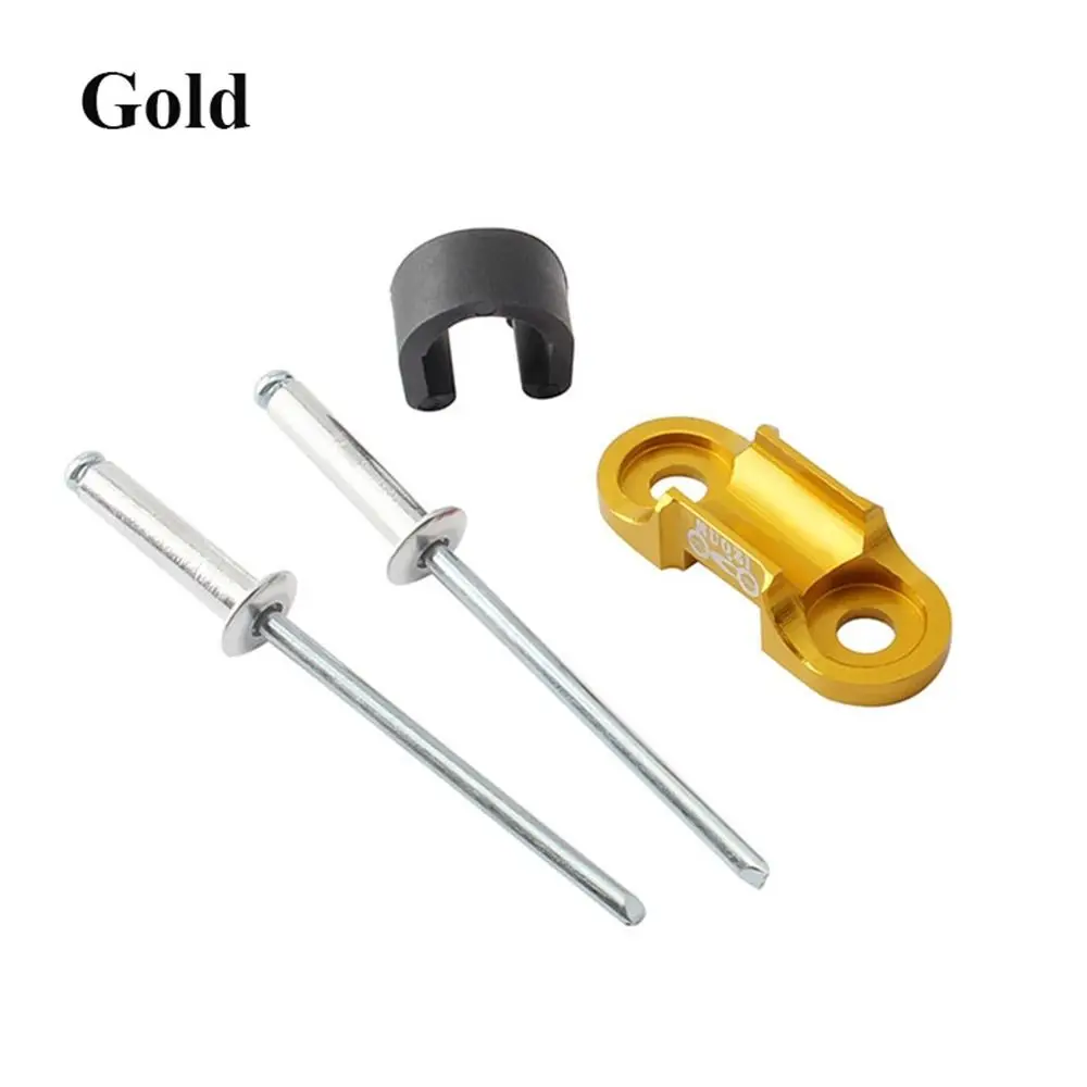 

1set Black Accessories Bike Oil Tubes Conversion Trap Adapter Tube Clip Guide Frame Buckle Fixed Clamp