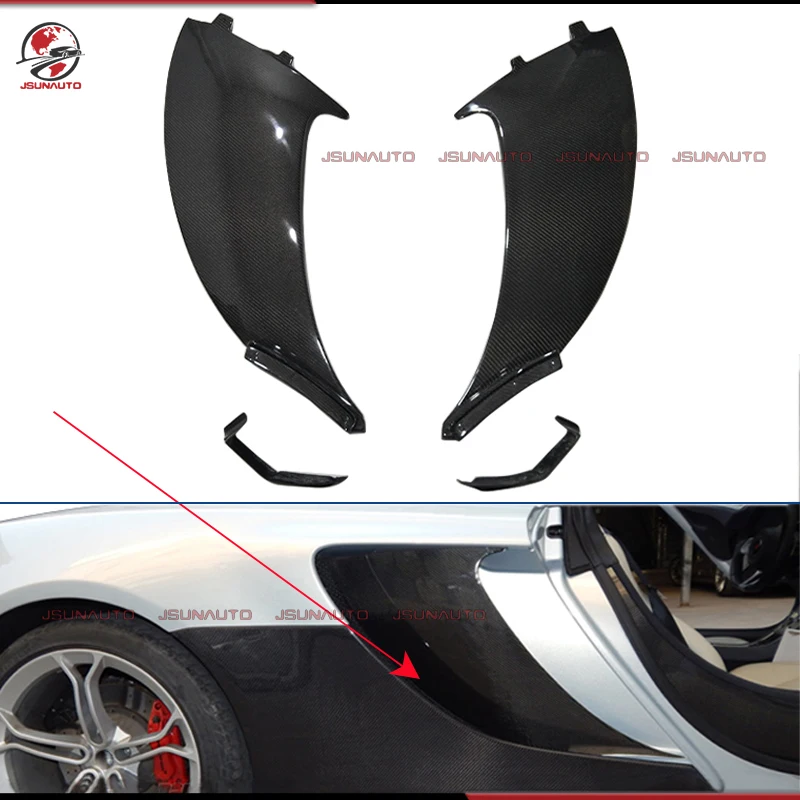 

Carbon Fiber D Style Bodykit For 2011-2014 McLaren MP4-12C Side Fenders Rear Vent Intake Cover For 650s Premium Accessories