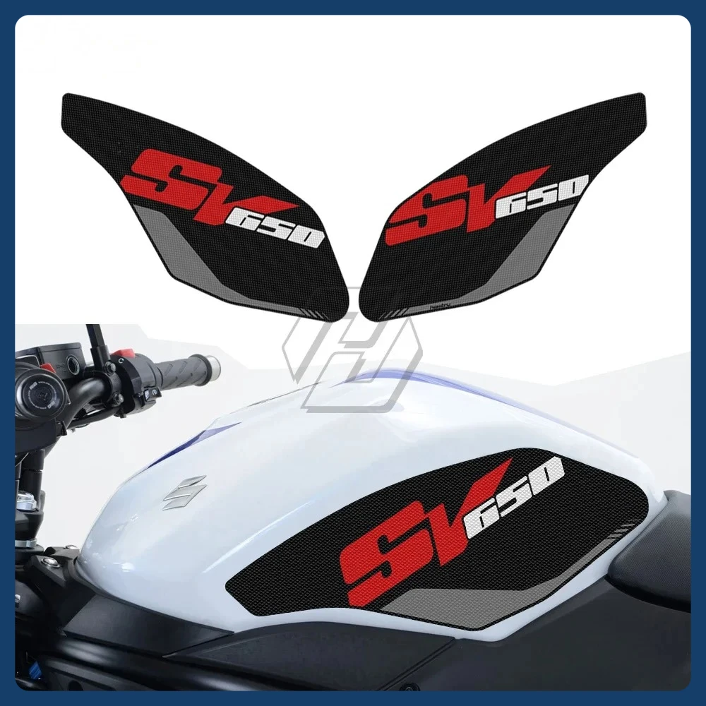 

Наклейка на мотоцикл для SUZUKI SV650 SV 650 ABS 2017-2022, наклейка на боковой бак мотоцикла, защита наколенника, противоскользящая