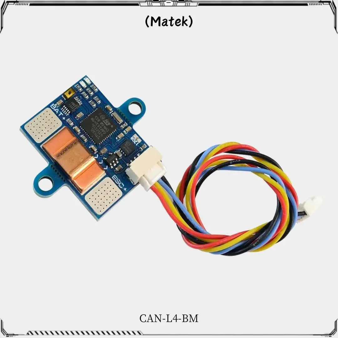 MATEK CAN-L4-BM AP_PERIPH DroneCAN Protocol DIGITAL POWER MONITOR for RC Airplane Multirotors r H743 Slim V3 DIY Parts