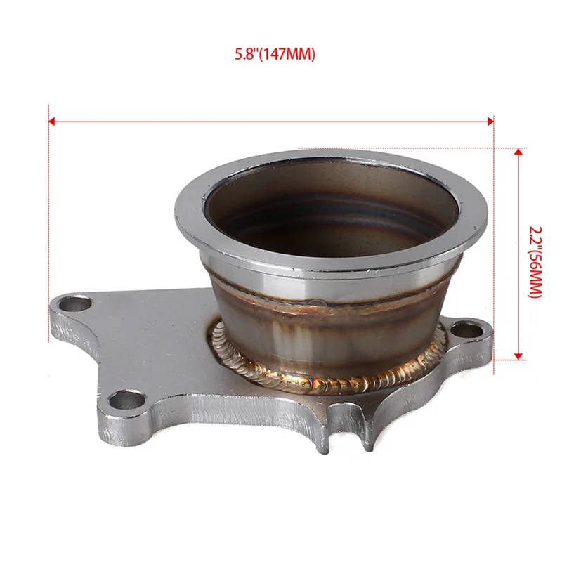 

5 Bolt 3" V-Band Flange Adaptor Car Turbo For T3/T4 Turbocharger Flange Adaptor Parts