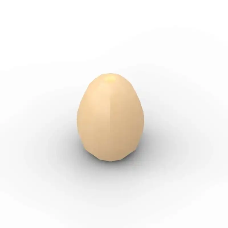 MOC 10PCS Part Bricks 24946 Dinosaur Eggs Building Blocks Kit Bird Egg Farm Food Particle Toys Children Kid Birthday Xmas Gifts